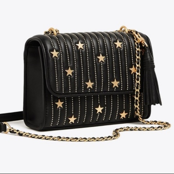 Tory Burch Handbags - SOLD ! Tory Burch FLEMING STAR-STUD CROSSBODY